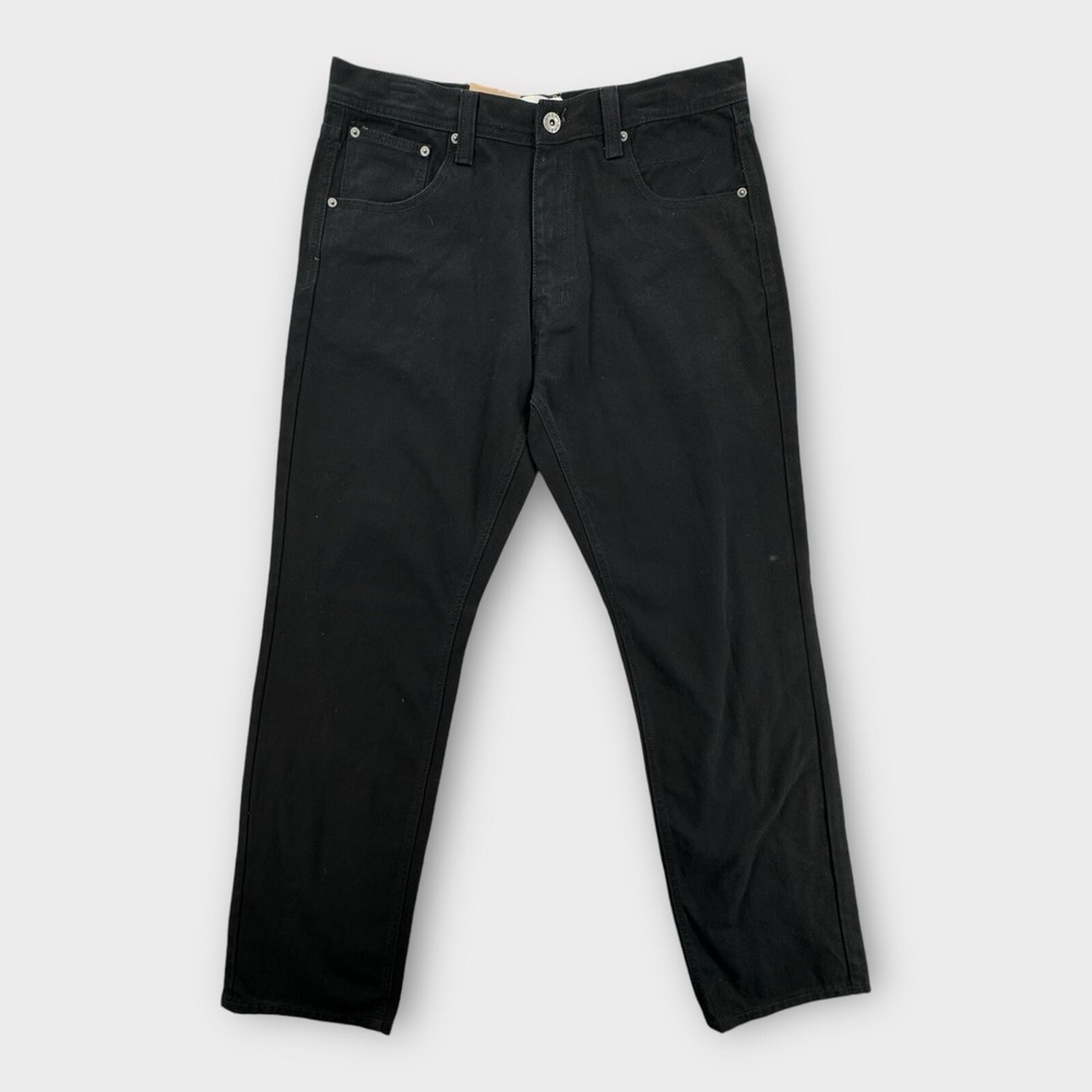 Royal Blue Baggy Jeans‎ Mens 38x34 Black Y2K Straight Leg Hip Hop Denim NWT